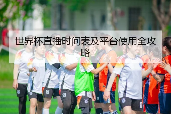 世界杯直播时间表及平台使用全攻略